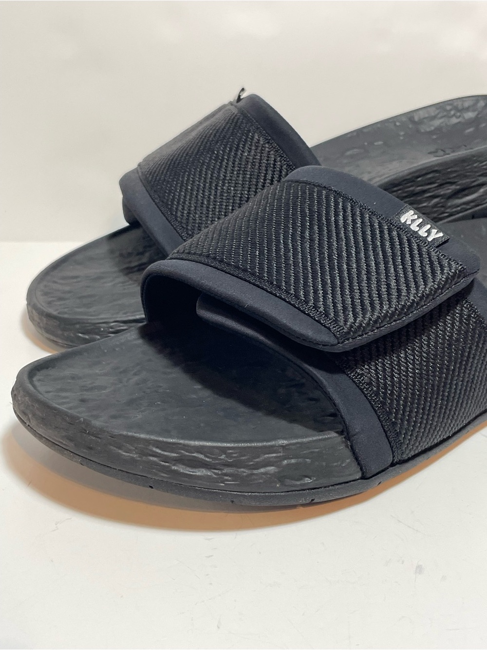 KLLY Black Apollo Adjustable Slide Sandals Men’s 12 - Picture 9 of 10